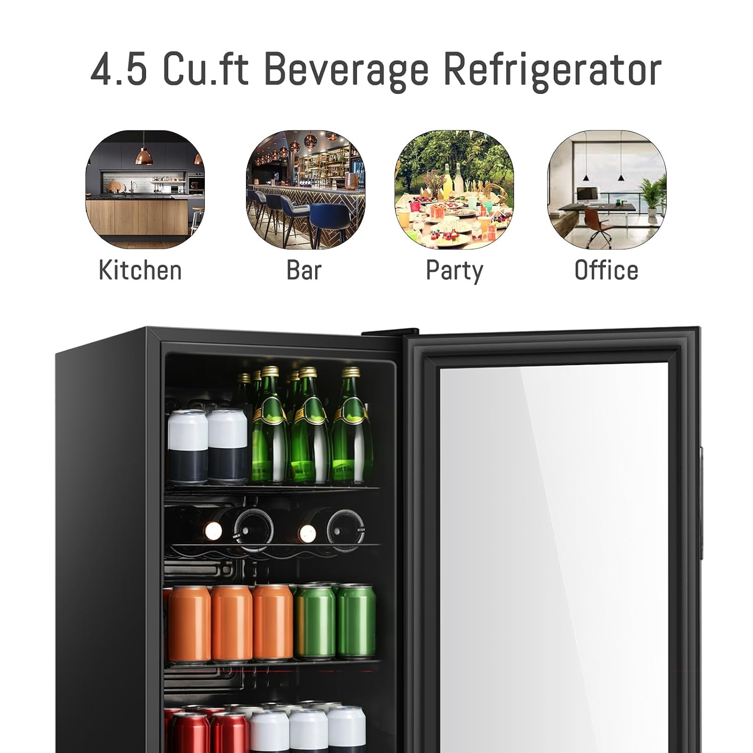 4.5 cu.ft Beverage Refrigerato - đánh giá và giá Home Bar And Fridge