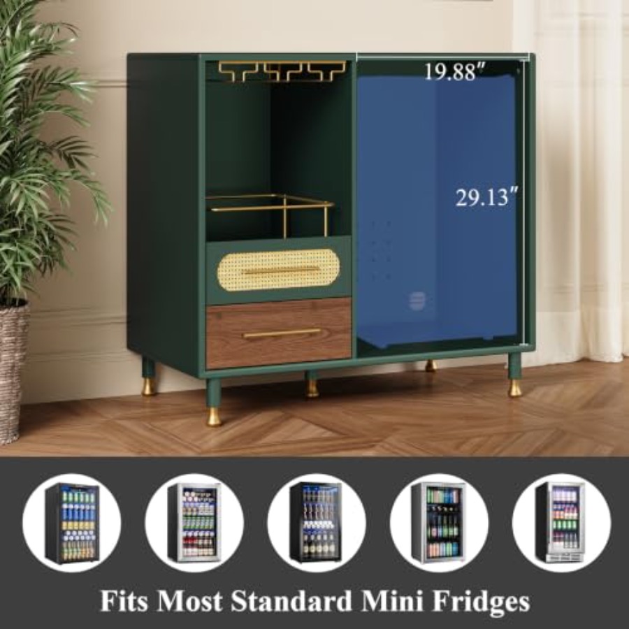 Bar Cabinet with Mini Fridge S - đánh giá và giá Home Bar And Fridge