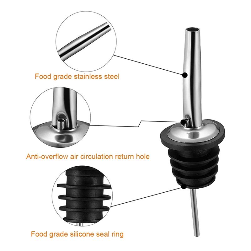 A25F-18Pc Stainless Steel Pour - đánh giá và giá Speed Pourer Cap