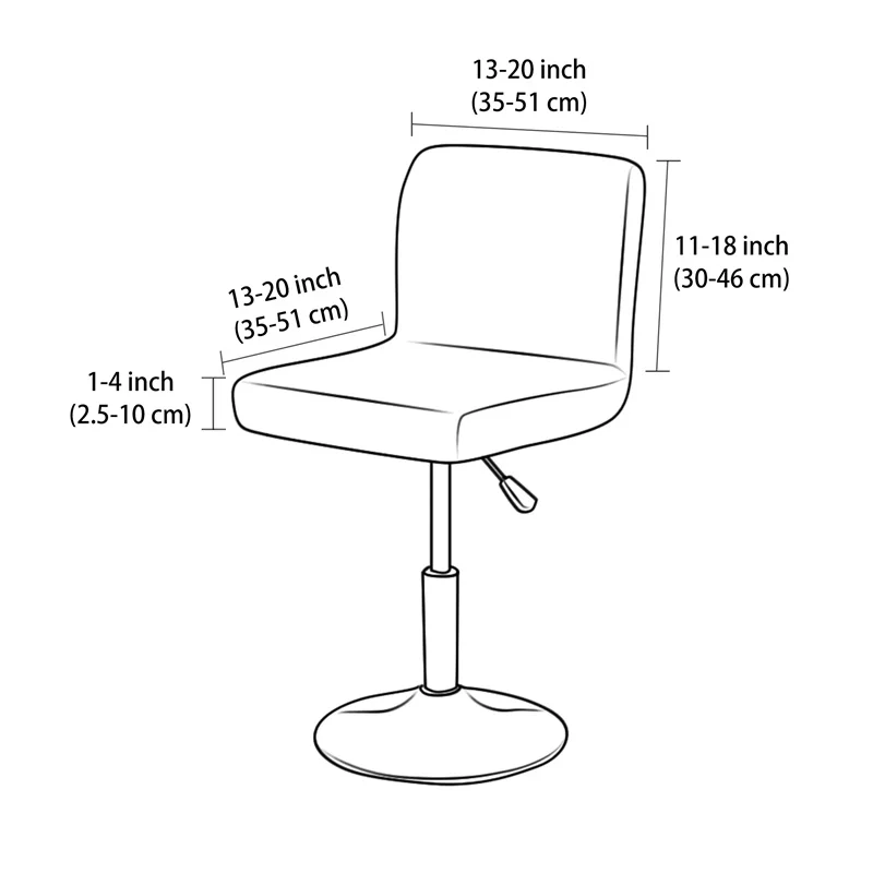 1/4pcs Jacquard Bar Stool Cove - đánh giá và giá Home Bar Lounge