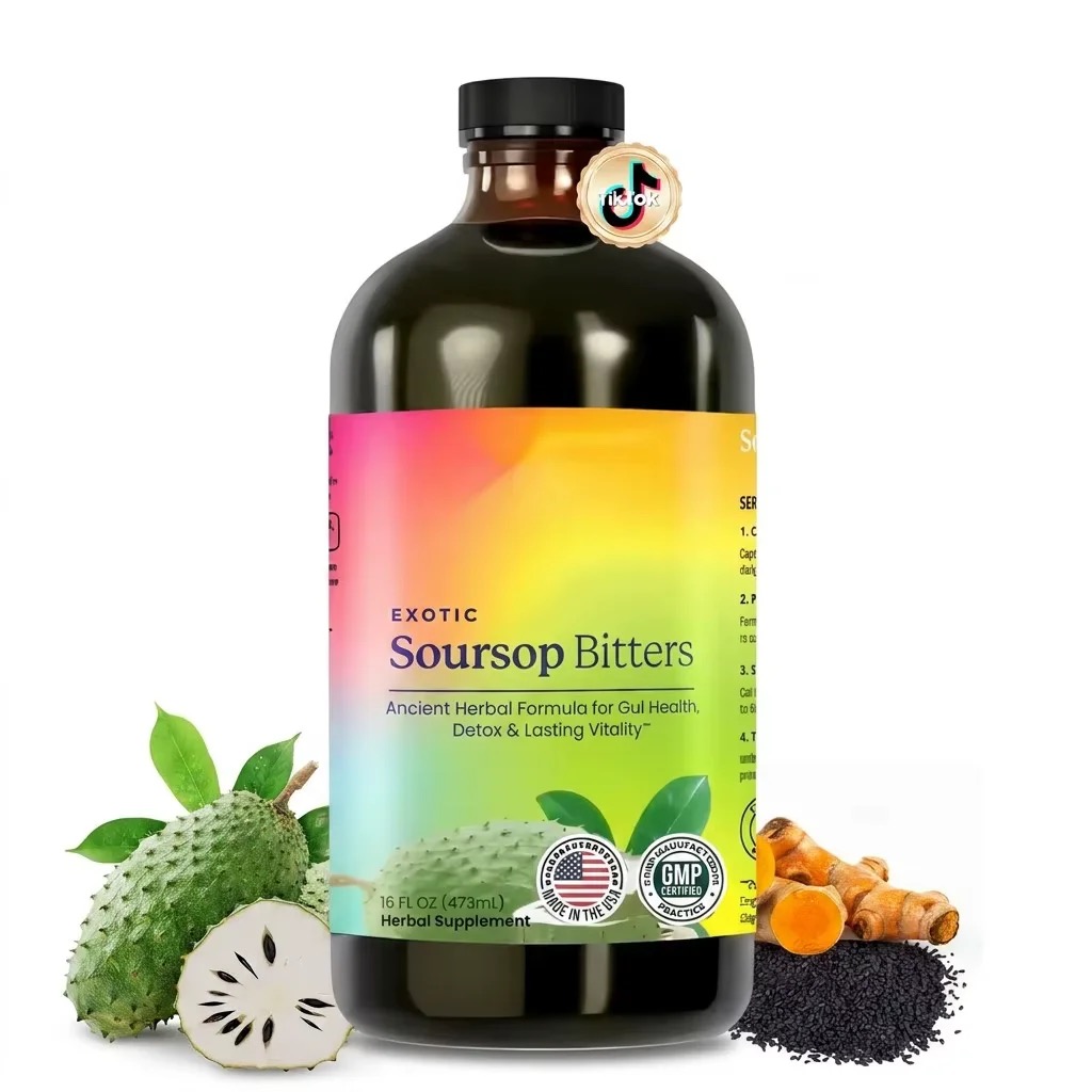 Herbal Soursop Bitters Liquid  - đánh giá và giá Bitters Bottle Set