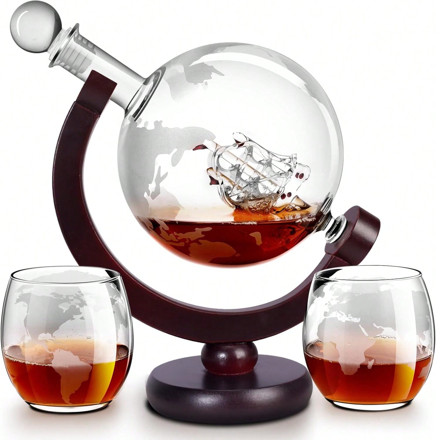 Whiskey Decanter Globe Set for - đánh giá và giá Decanter Globe Set