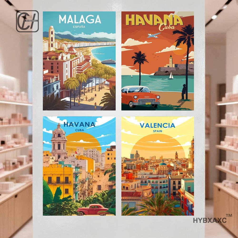 Spain Travel Poster Paris Gran - đánh giá và giá Home Barcelona