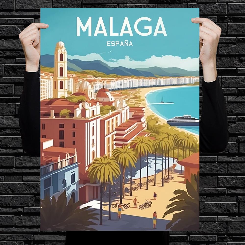 Spain Travel Poster Paris Gran - đánh giá và giá Home Barcelona