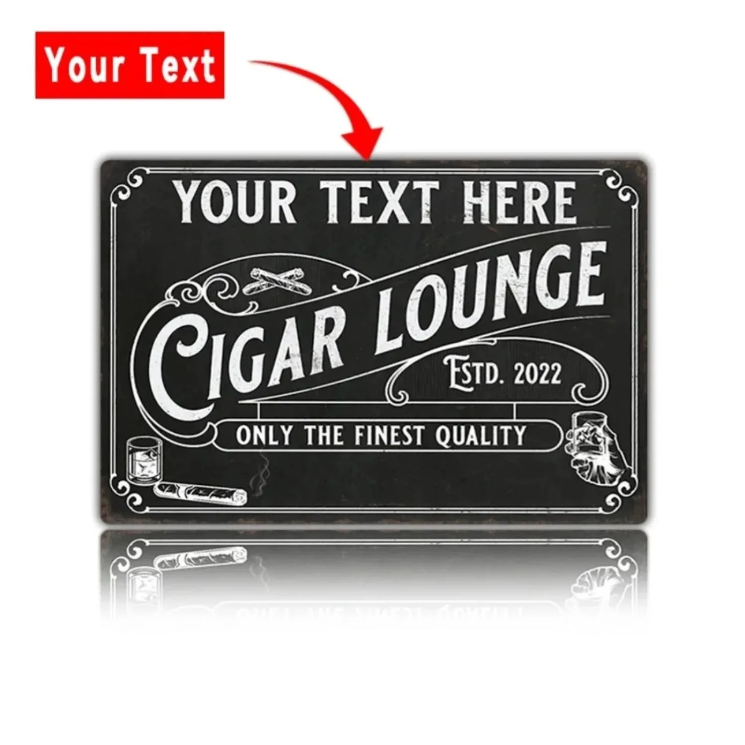 CIFbuy Customizable Cigar Alum - đánh giá và giá Home Bar Lounge