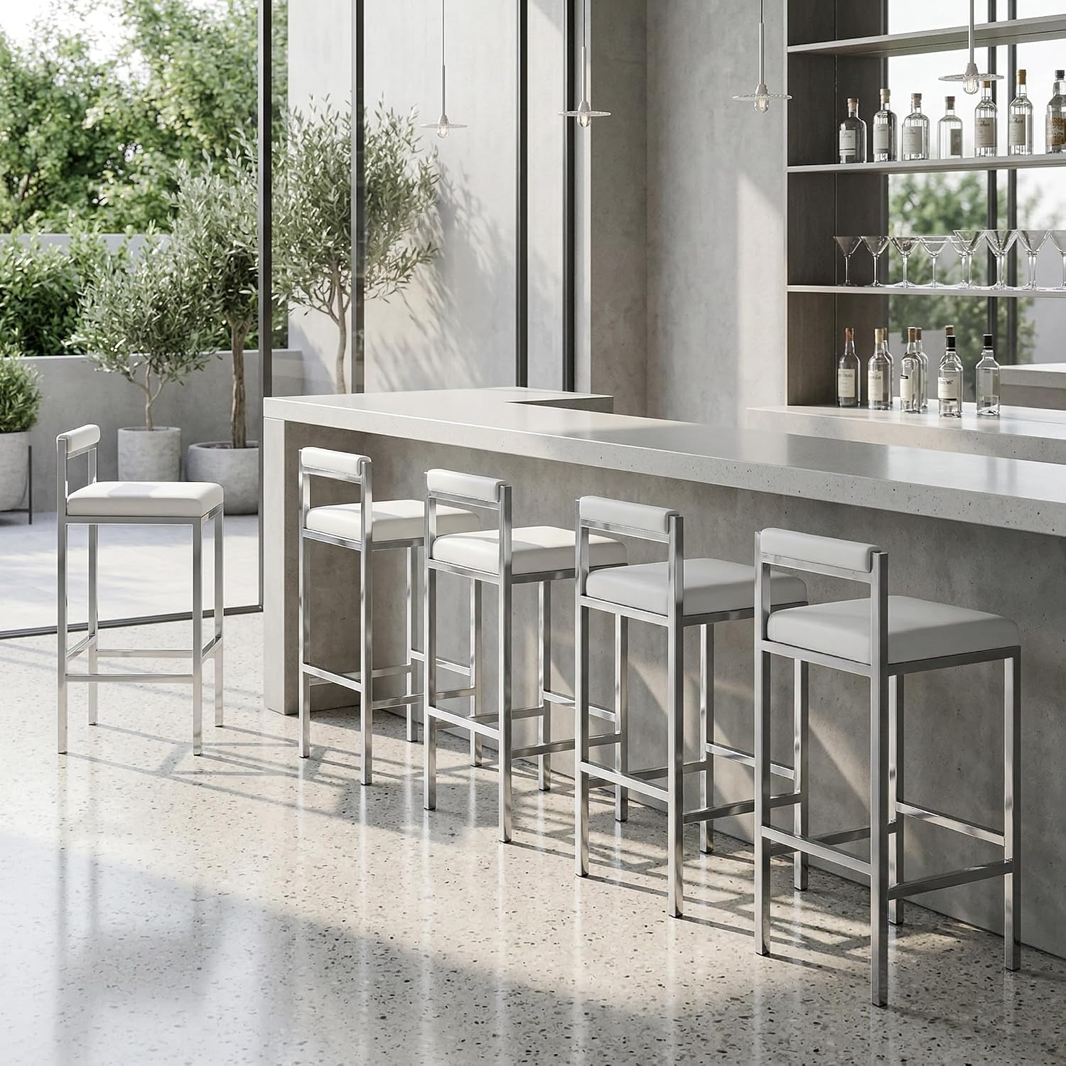 Bar Stools Set of 2, 30 Inch M - đánh giá và giá Home Bar And Counter
