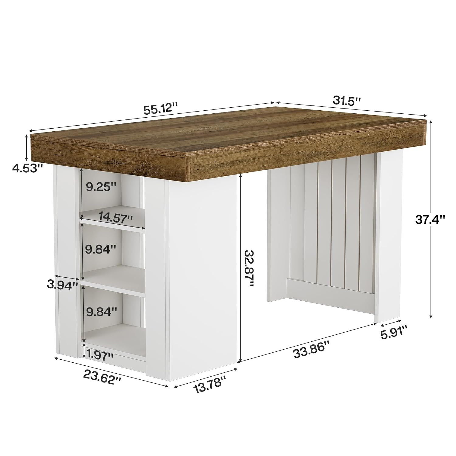 Kitchen Island with Storage, 5 - đánh giá và giá Home Bar And Counter