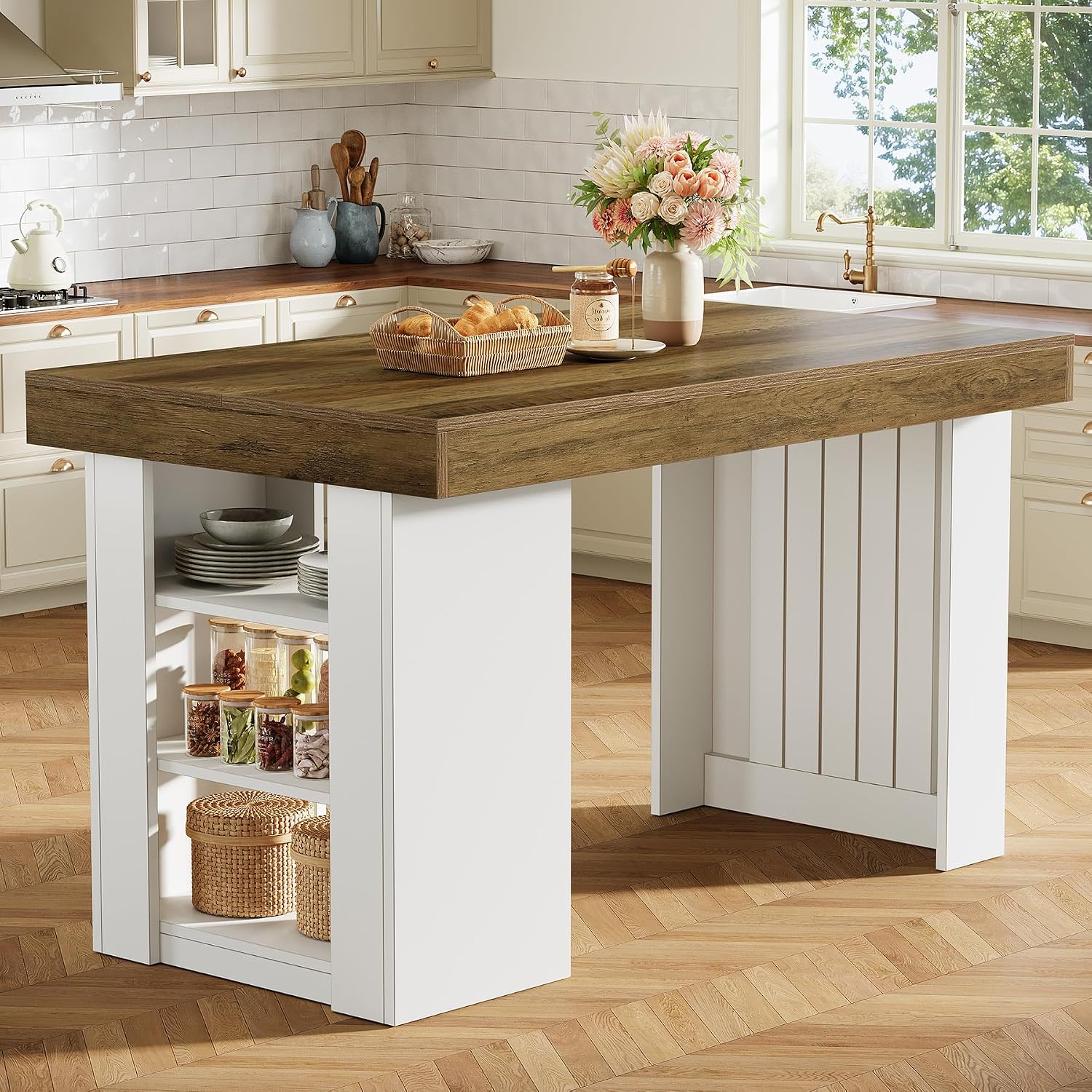 Kitchen Island with Storage, 5 - đánh giá và giá Home Bar And Counter