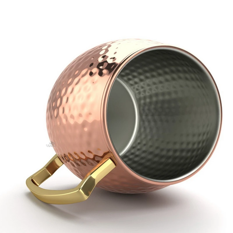 8pcs Hammered Moscow Mule Copp - đánh giá và giá Mule Copper Mug