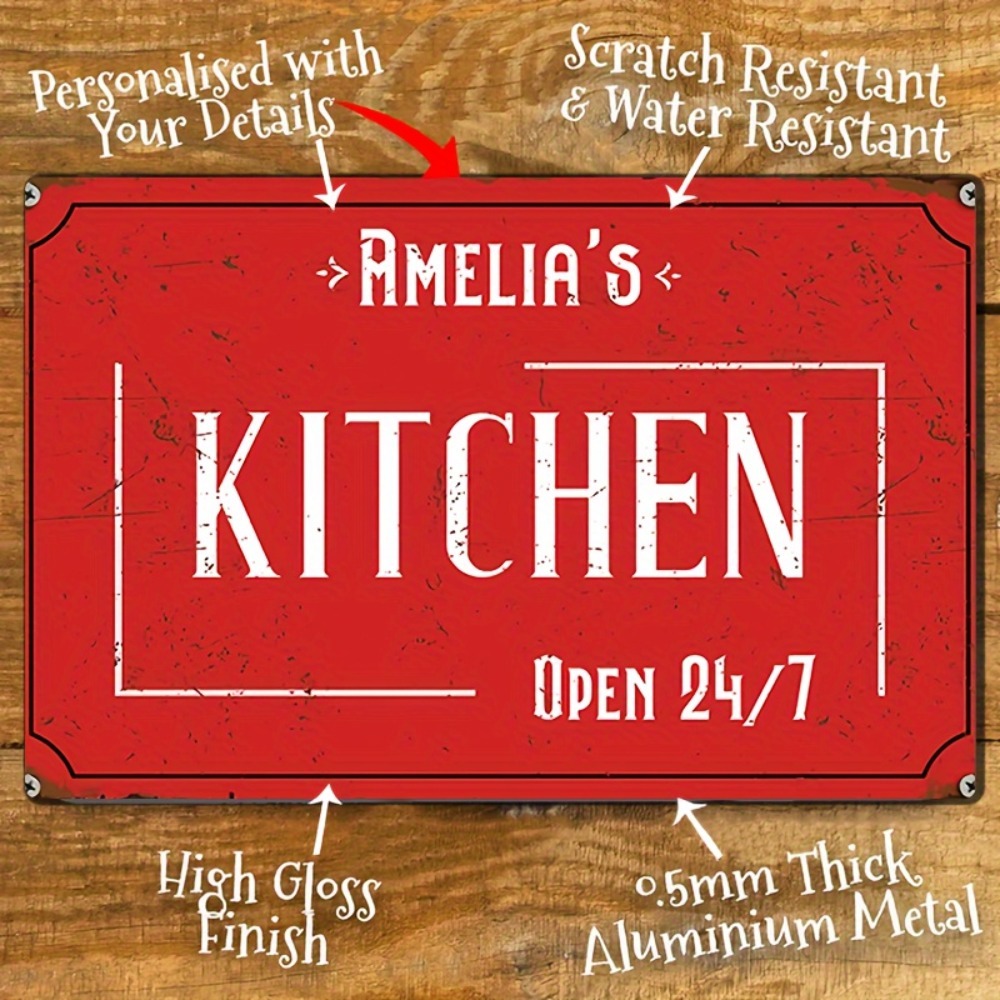 Personalized Custom Kitchen Wa - đánh giá và giá Home Bar Signs