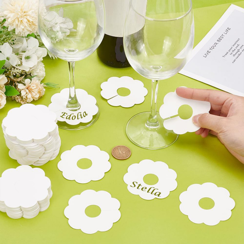 50pcs  Wine Glass Display Card - đánh giá và giá Cocktail Recipe Book